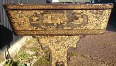19th Century Lacquer Work Table 28h 25w 16¼d _44.JPG